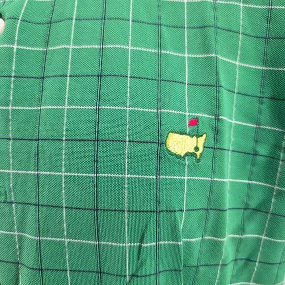 Masters Collection 60s Two-Ply Mercerized Green Mens  Golfing Polo Size XL - Picture 10 of 16